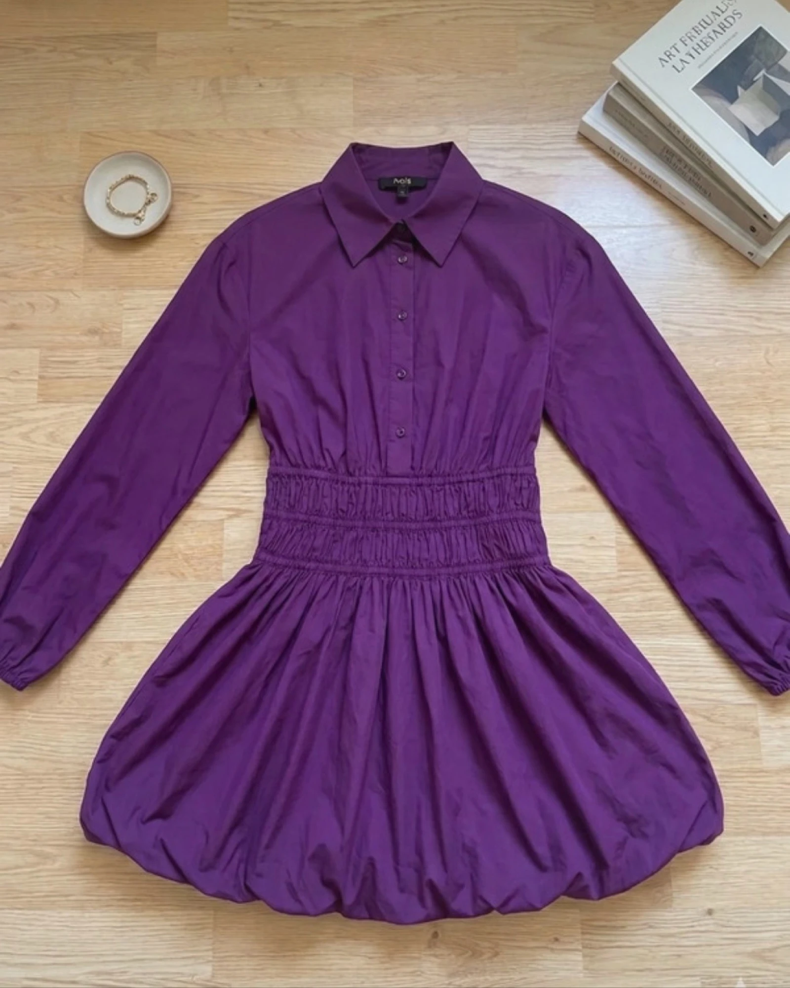Robe chemise maje taille S/36 – photo 2